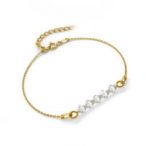 Chain bracelet - two-piece base with pin, AG 925 silver
